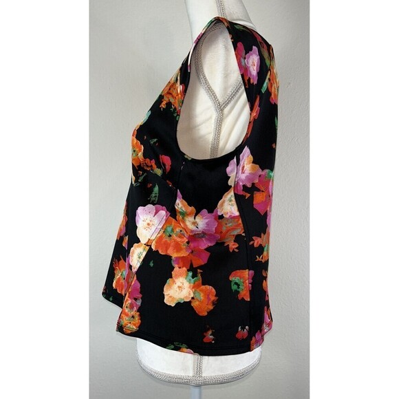 Robert Rodriguez Helen Peplum Floral Print Top Size 12 - Picture 8 of 11